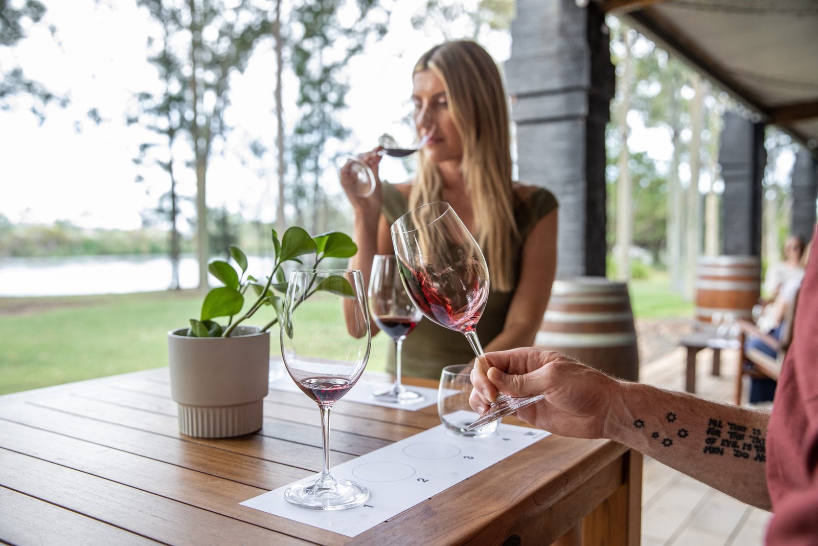 Suzanne and Ian Little in their winery